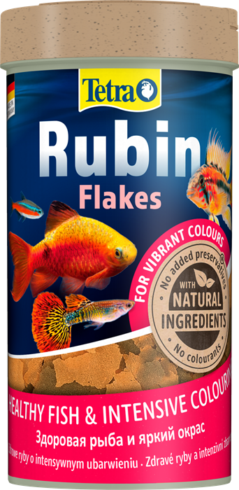 Tetra Rubin 250 мл - корм для улучшения окраски рыб (хлопья) Tet-767362