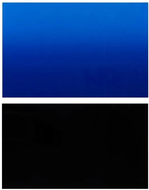 Фон двухсторонний 60см. Темно-синий (двутонный)/ Чёрный, в нарезку, цена за 1 метр 9017-9018(60)-R - фото 36065