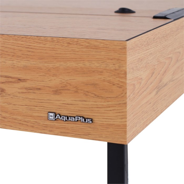 Aquaplus аквариум П-264 LUX цвет - дуб - (120*40*61) + крышка 120x40 2*18Вт (LED( a19339