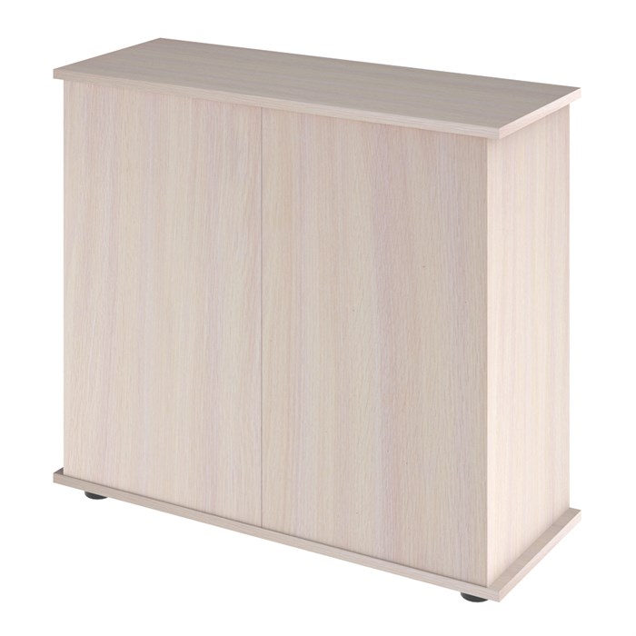 Aquaplus тумба прямая  80*35*72 выбеленный дуб, ДСП с 2 дверками ДСП 218301