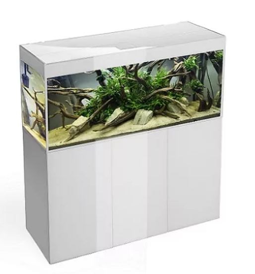 AQUAEL Glossy ST 150 белый (405л) аквариум с LED освещением Day&Night 124297