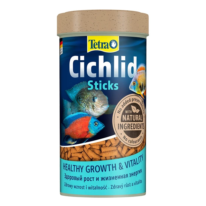 Tetra Cichlid Sticks 250 мл - основной корм для цихлид (палочки) 157170