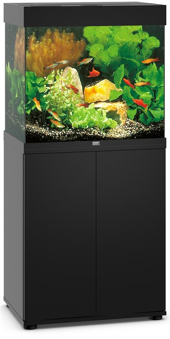 Juwel LIDO 120 LED аквариум 120л чёрный В КОМПЛЕКТЕ С ТУМБОЙ (Black) 61х41х58см 2х12W Фильтр Bioflow M, нагреватель 100 Вт Juw-11351