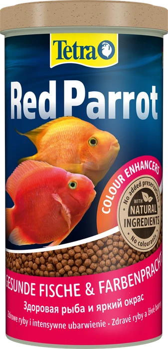 Tetra Red Parrot 1 л - основной корм для рыб-*попугаев* и других цихлид 330276