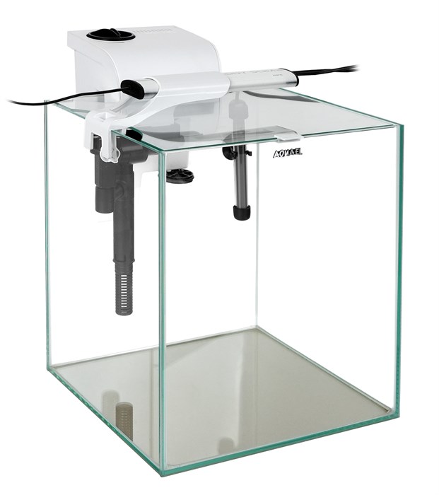 AQUAEL Shrimp Set DUO LED 2.0 49л аквариум белый, 35х35х40см с фильтром FZN PRO 134608