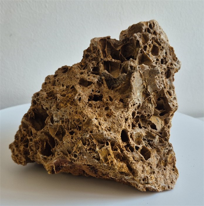 ЭКСКЛЮЗИВ PRIME - декорация природная Сетчатый камень №1 ≈ 20x20x15 см PR-222568-1