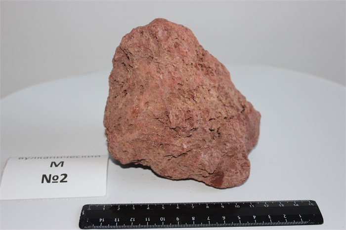 Бурый вулканический камень "M" №2(10-15 см) - пористый камень. На фото - именно тот камень, который вы получите PR-222506-2