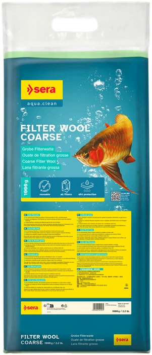 SERA, Фильтрующая вата для грубой очистки "Filter Wool Coarse" 1000 г S32795