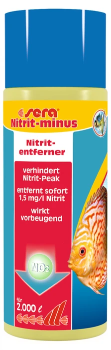 sera Nitrit-minus 500 мл (на 2000 л)  - биопрепарат для запуска аквариума S32302