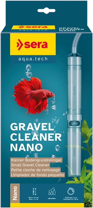 sera Gravel Cleaner Nano - грунтоочиститель круглый для маленьких аквариумов S32800