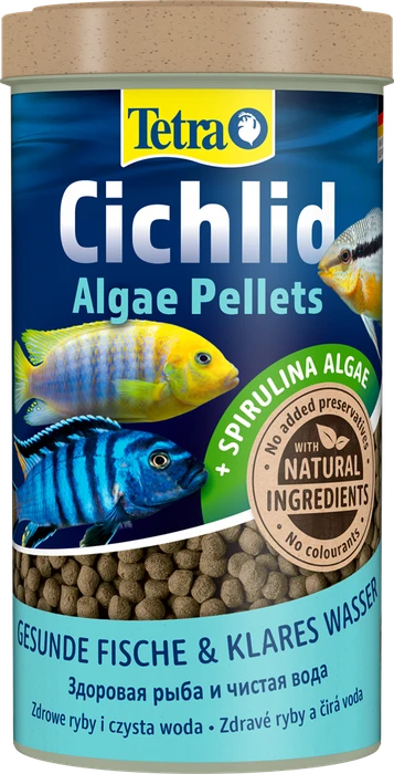 Tetra Cichlid Algae 500 мл - корм с водорослями для травоядных цихлид Tet-197466