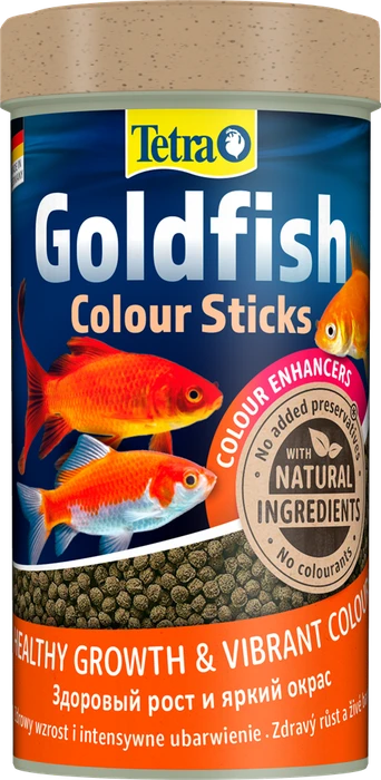 Tetra Goldfish Colour Sticks 250 мл - корм для улучшения окраски золотых рыбок (палочки) 199071