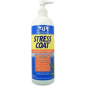 API Stress Coat 473 мл - Кондиционер с алоэ для декоративных рыб и воды (помповый дозатор) A85F