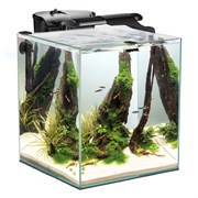 AQUAEL Shrimp Set DUO LED 2.0 49л аквариум черный, 35х35х40см