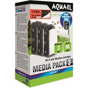 AQUAEL Картридж сменный для Versamax mini с углём (3 шт.)