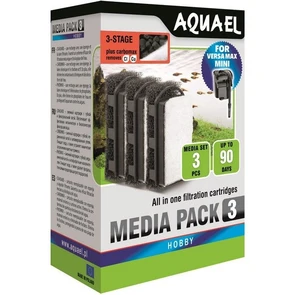 AQUAEL Картридж сменный для Versamax mini с углём (3 шт.) 113274