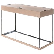 Aquaplus аквариум П-150 LUX цвет - выбеленный дуб - на 150л (90*35*50) + крышка 90x35 2*25Вт 213993