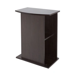 Aquaplus тумба фигурная 50*30*70, цвет венге, открытая 216857