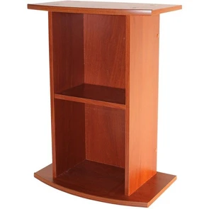 Aquaplus тумба фигурная 50*30*70, цвет итальянский орех, открытая 145342