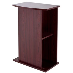 Aquaplus тумба фигурная 60*30*70, цвет махагон, открытая 217144