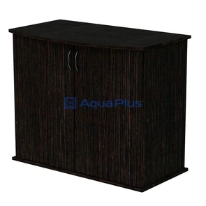Aquaplus тумба фигурная 80*35*72, цвет венге, с 2 дверками ДСП 218776