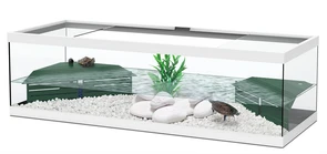 Aquatlantis TORTUM 100 - Аквариум для черепах, 100х40х30 см, белый + фильтр 8432