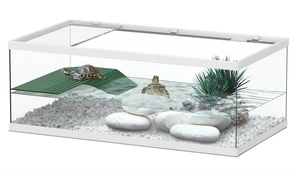 Aquatlantis TORTUM 55 - Аквариум для черепах, 55х30х20 см, белый 8181