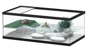 Aquatlantis TORTUM 55 - Аквариум для черепах, 55х30х20 см, черный 8180