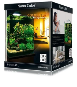 Dennerle NanoCube Complete+ 60 Style LED L - Нано-аквариум с расширенным комплектом для установки и светильником Nano Style LED L, 38x38x43 см, 60 л Den-5585