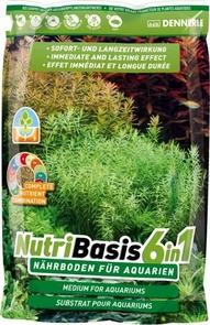 Dennerle NutriBasis 6-in-1 9,6 кг - Грунтовая подкормка для аквариумных растений, пакет для аквариумов Den-4588