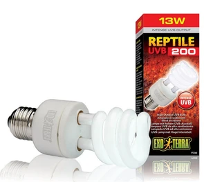 Exo Terra Reptile UVB 200 - лампа для рептилий, 13 Вт Н223409