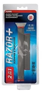Fluvar Razor+ 2-in-1  (до 10 мм) - магнитный скребок с лезвием для стёкол до 10 мм A-11084
