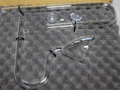 ISTA Вход и выход для внешнего фильтра из стекла 16мм (Lily Pipe)
