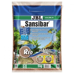 JBL Sansibar RED 5 кг - Декоративный мелкий грунт для аквариума, красный 282.6706600