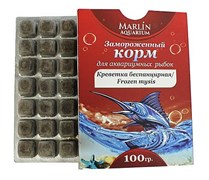 Marlin Aquarium - креветка беспанцирная (мелкий рачок) мороженная, 100 г M4052