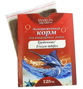 Marlin Aquarium - трубочник замороженный (брикет) 125 г 3061