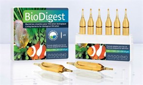 Prodibio BIO DIGEST гипер-концентрированный бактериальный препарат для пресных и морских аквариумов (12 капсул)