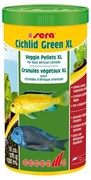 sera Cichlid Green XL 1 л - гранулы со спирулиной (10%) для крупных травоядных цихлид