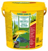 sera Cichlid Green XL 10 л (3,6 кг) - гранулы со спирулиной (10%) для крупных травоядных цихлид