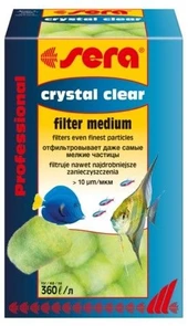 sera Crystal Clear 12 шт - на 360 л воды - промываемый наполнитель для тонкой очистки воды в аквариуме S44511