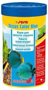 sera Discus color Blue 250 мл - корм для улучшения окраски у синих дискусов S0326