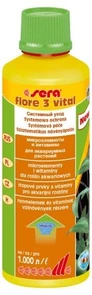 sera flore 3 vital 250 мл- на 1000 литров  - удобрение для растений S3348