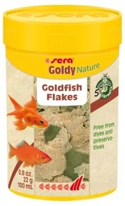 sera Goldy Nature 100 мл (22 г) - корм для рыб в хлопьях S32247