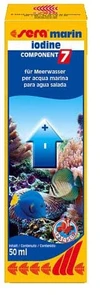 SERA marin component 7 iodine - препарат для поддержания концентрации йода в морском аквариуме S3431