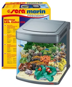 sera Marine Biotop Cube 130 LED - морской аквариум с комплектом оборудования и LED-освещением S31099