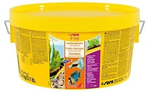 sera O-Nip 2 л 1,4 кг таблеток - корм для всех видов рыб, может быть приклеен к стеклу S0480