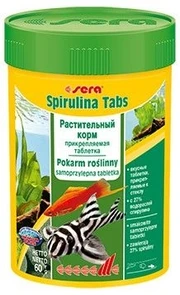 sera Spirulina Tabs 100 мл - 100 таблеток - корм со спирулиной S0940