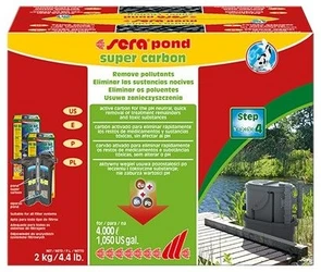 sera Super Carbon 2 кг - активированный уголь для аквариумных фильтров и прудов S8402