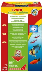 sera Super Carbon 250 г - активированный уголь для аквариумных фильтров S8400