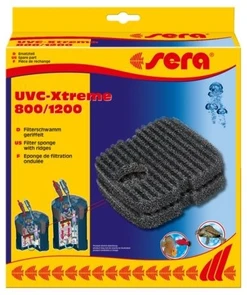 sera фильтрующая губка чёрная с рифлением для фильтра UVC-Xtreme 800/1200 - 2 шт. S45177